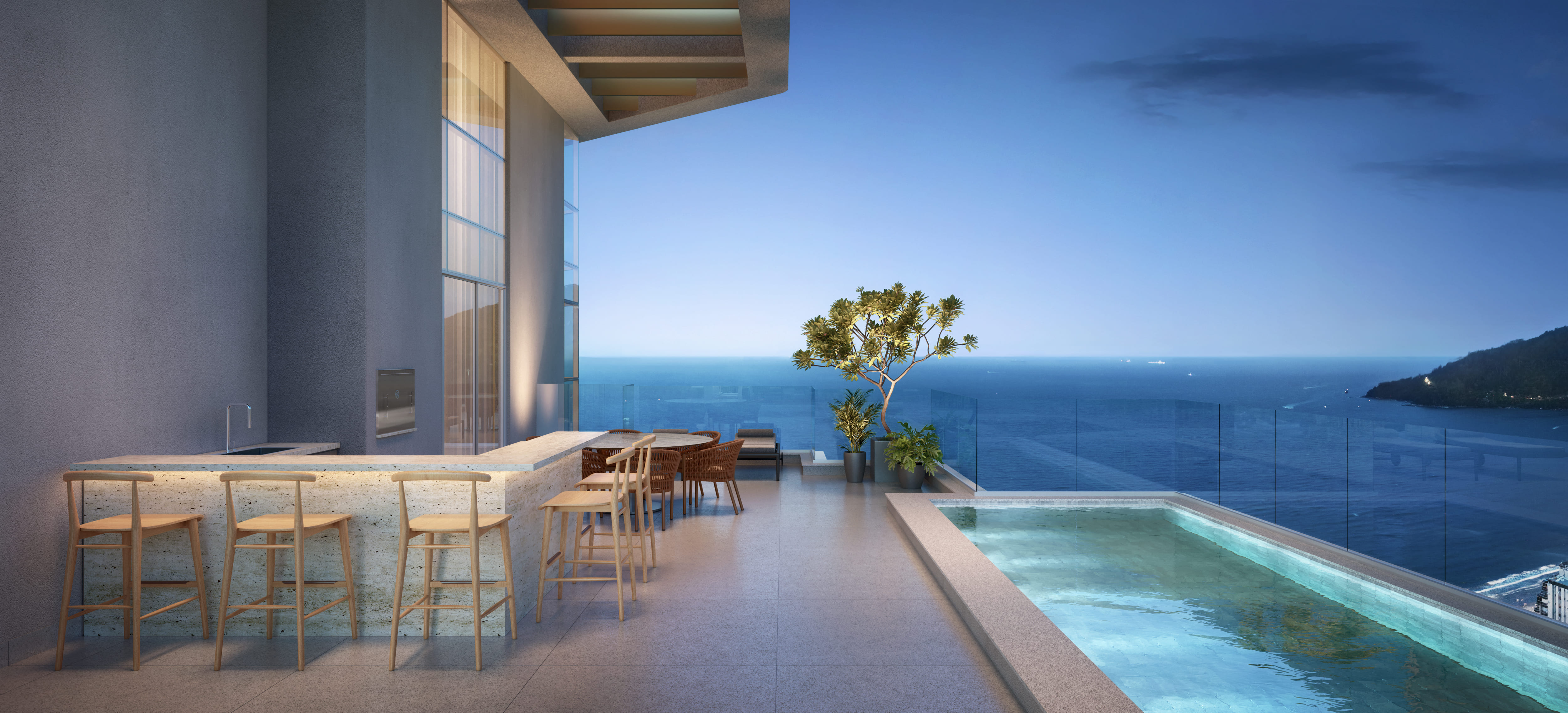 Andar alto no Alaia Residence