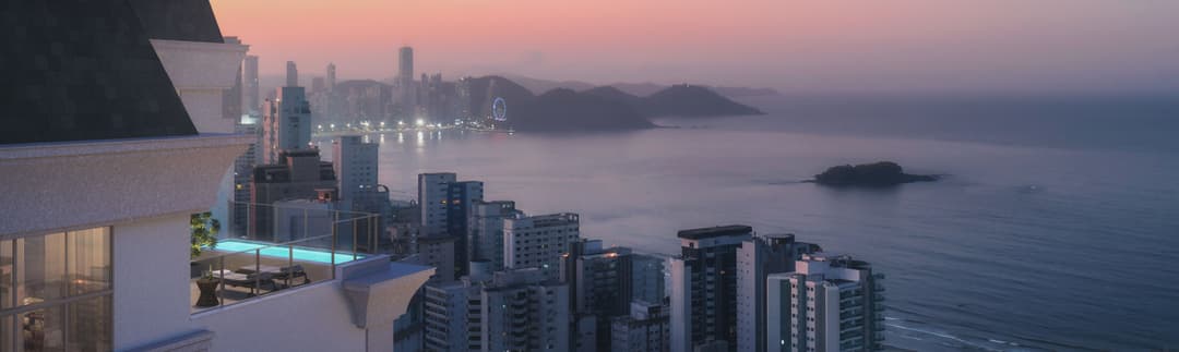 Andar alto no Gales Village