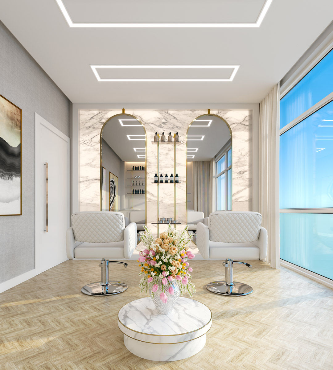 Os apartamentos do Grand Place Tower foram desenhados para unir elegância, conforto e praticidade, criando uma experiência de moradia única em Balneário Camboriú. Com plantas amplas, variando de 170 a 332 m², os espaços integrados conectam sala de estar, cozinha e área de jantar de forma fluida e harmoniosa, perfeitos tanto para o convívio familiar quanto para receber amigos. A suíte master, com closet generoso e banheira de imersão, oferece um refúgio particular de relaxamento e sofisticação.  Pensando na funcionalidade, cada unidade conta com infraestrutura para churrasqueira a gás, criando um espaço gourmet prático para momentos especiais. As plantas flexíveis, com opções de 4 a 5 dormitórios, permitem personalizar o apartamento conforme as necessidades do morador — seja um home office, sala de TV ou quarto extra. Os acabamentos de alto padrão e o sistema de automação residencial garantem controle total da iluminação, temperatura e segurança, proporcionando mais praticidade e modernidade ao dia a dia.  A fachada envidraçada, além de trazer vistas panorâmicas deslumbrantes da cidade e do mar, oferece isolamento térmico e acústico, mantendo os ambientes sempre confortáveis. Cada detalhe foi cuidadosamente pensado para oferecer uma sensação única de luxo e bem-estar, sem abrir mão da praticidade. O Grand Place Tower é mais do que um lugar para morar — é um convite para viver com qualidade, estilo e exclusividade no coração de Balneário Camboriú.