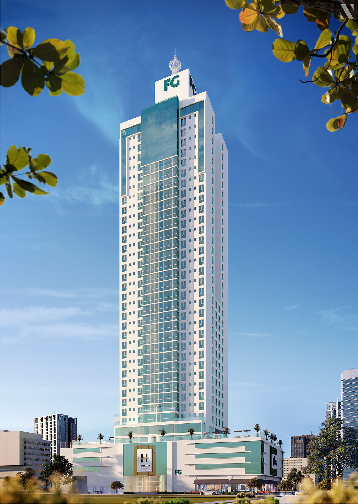 Venda de andar alto no Horizon Residence
