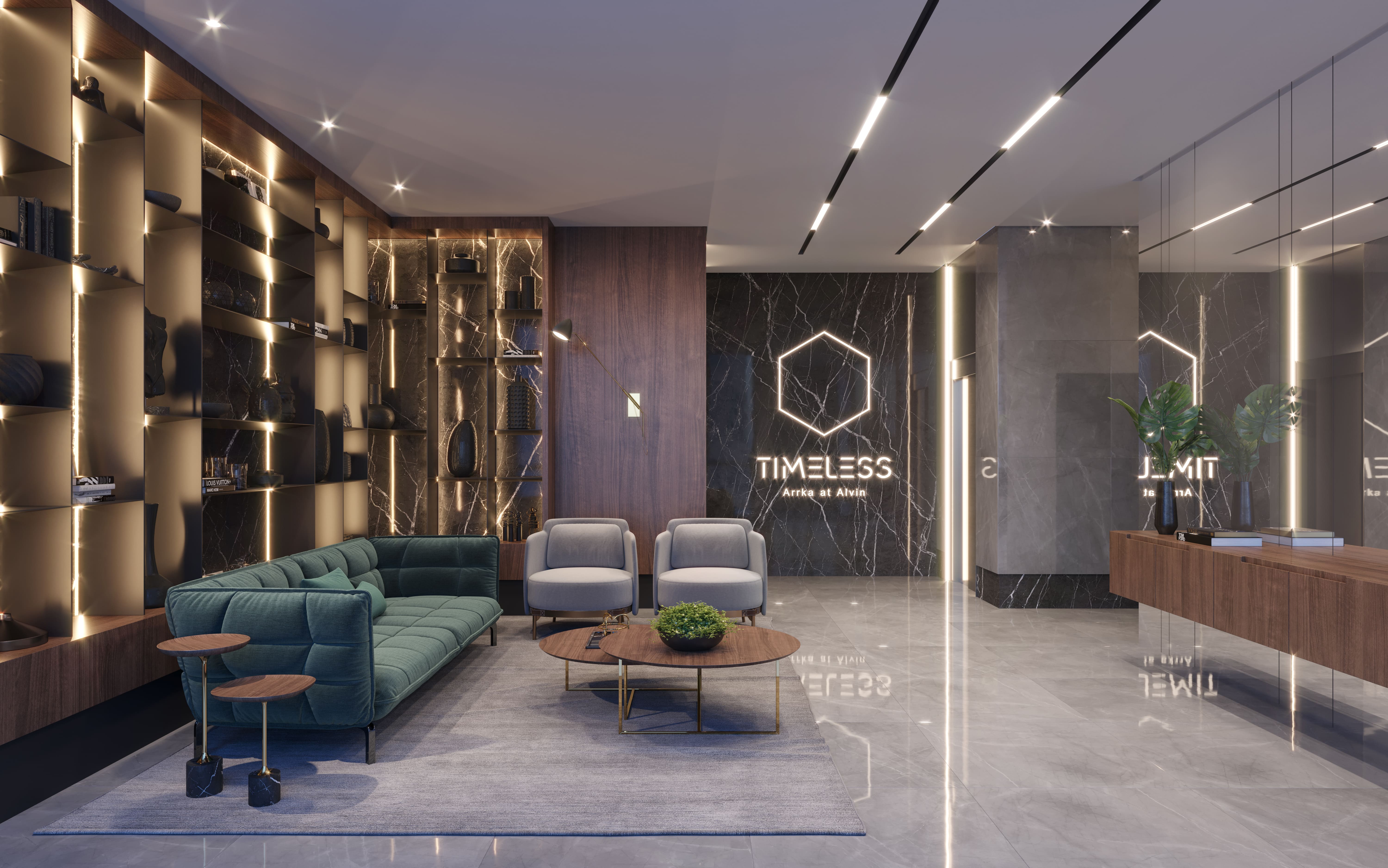 Apartamento Decorado no Timeless Arrka At Alvin