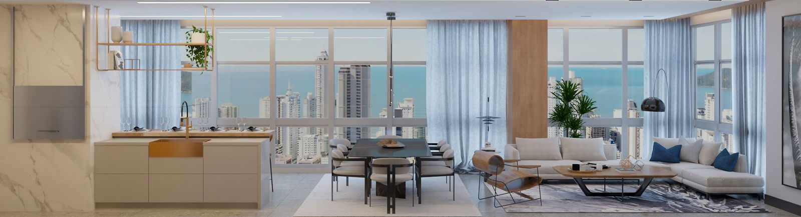Venda de andar alto no The View Apartments
