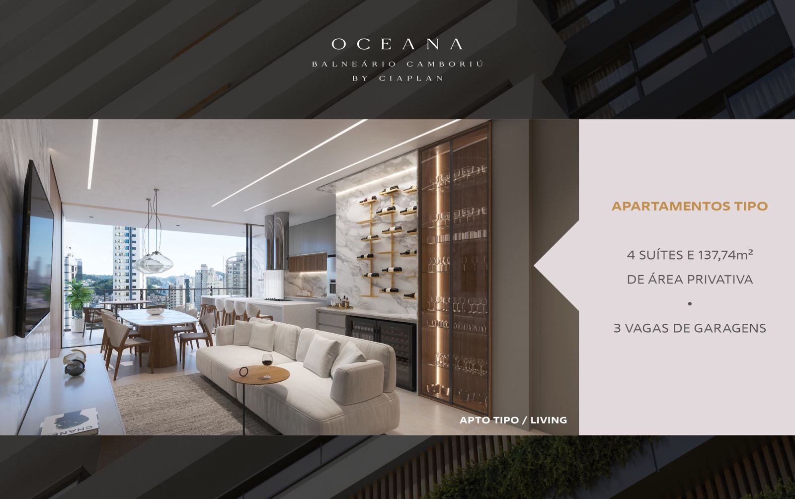 Venda de andar alto no Edifício Oceana Residence