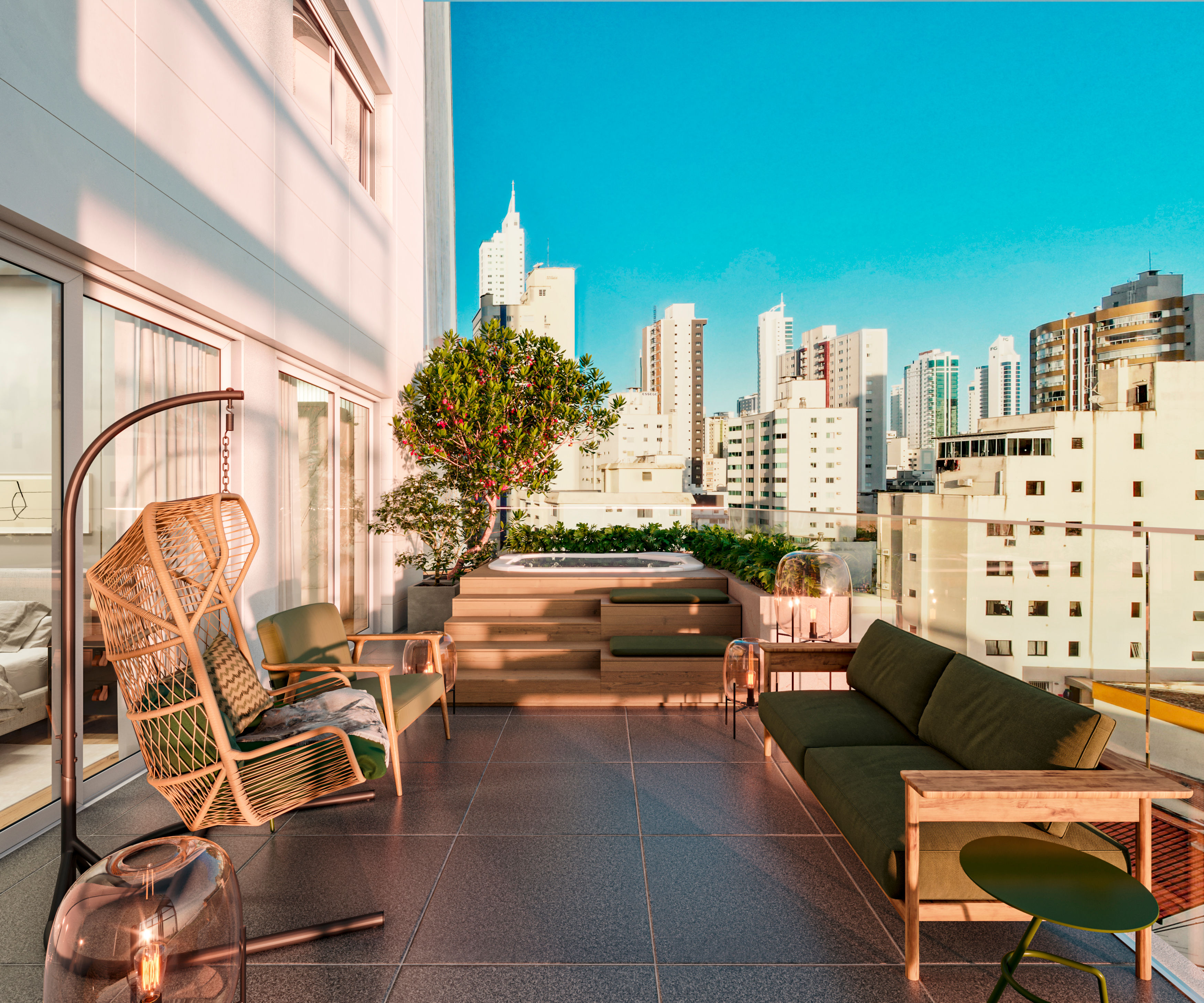 Apartamento no Residencial Diamond Crystal Tower