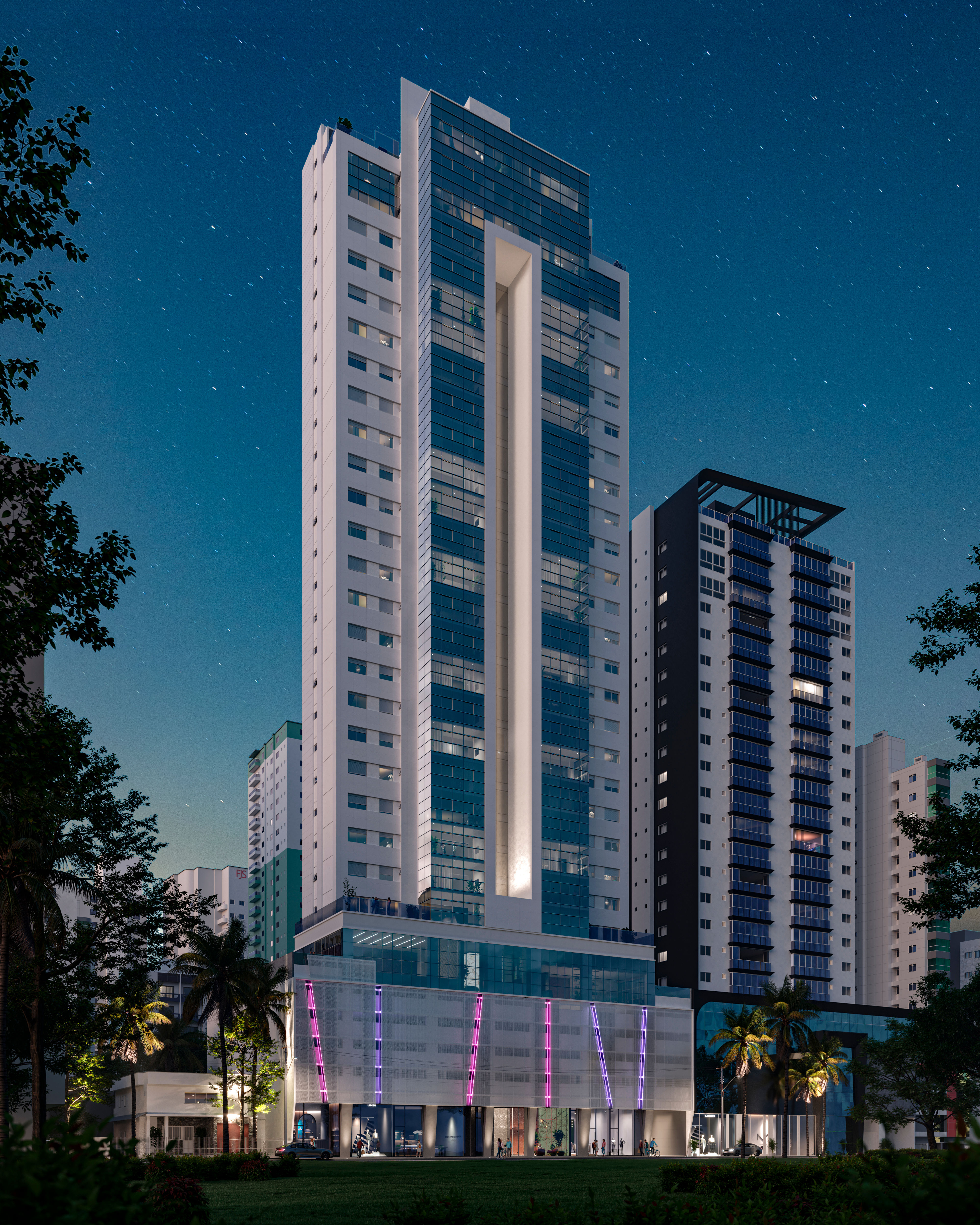 Apartamento à venda no Residencial Diamond Crystal Tower