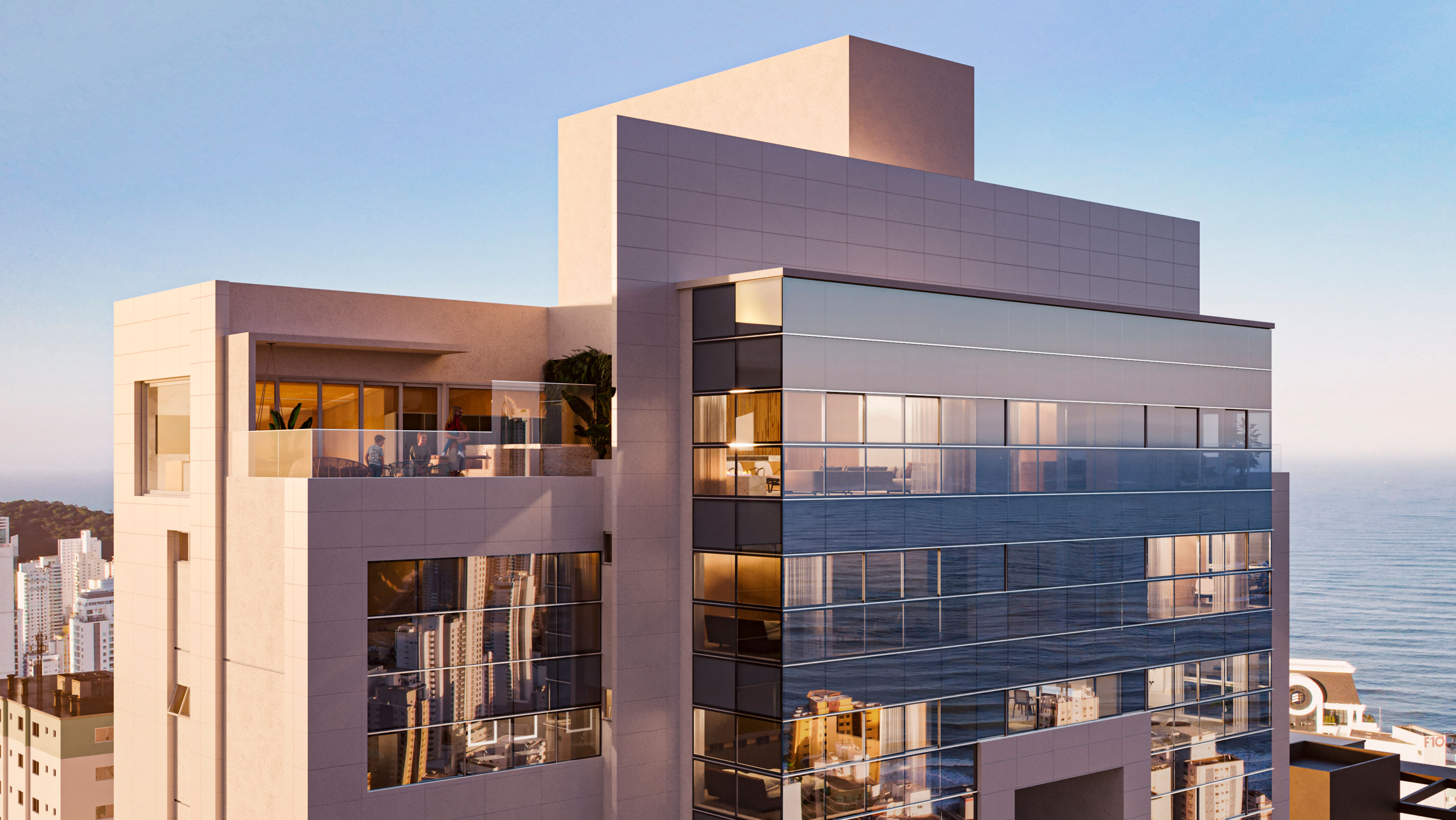 Andar alto no Edifício Residencial Diamond Crystal Tower