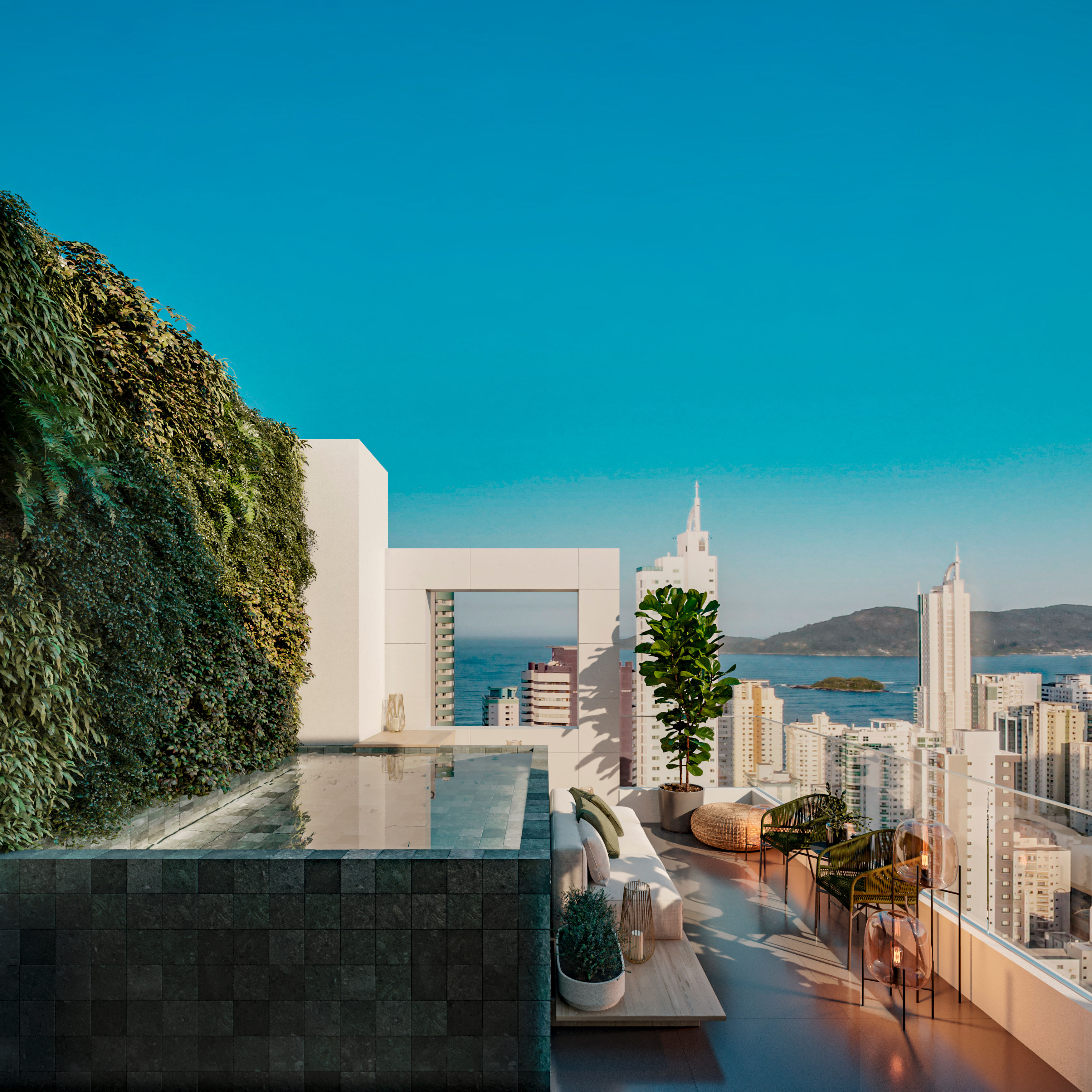 Venda de apto no Edifício Residencial Diamond Crystal Tower em BC