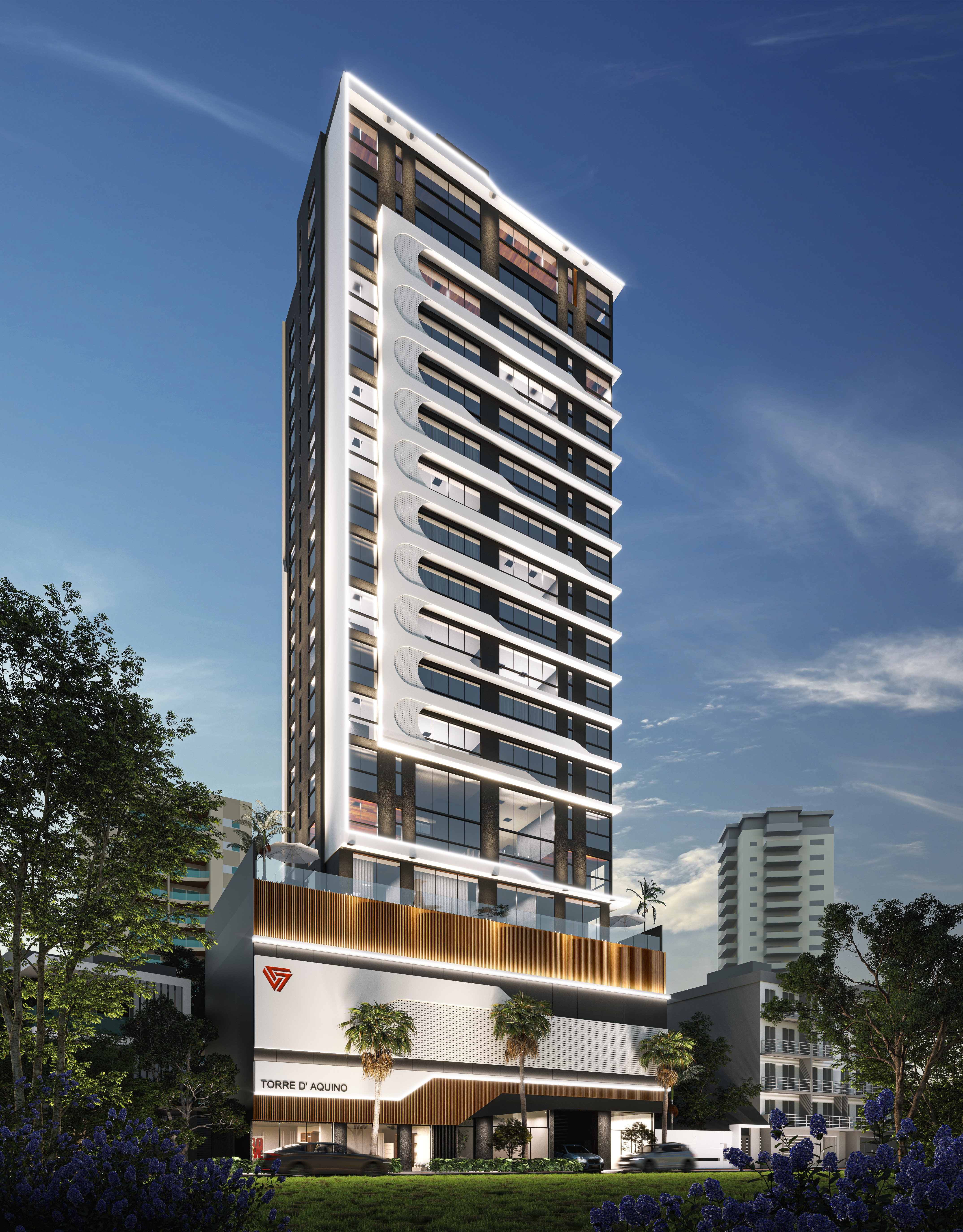 Andar alto no Edifício Residencial Torre D' Aquino