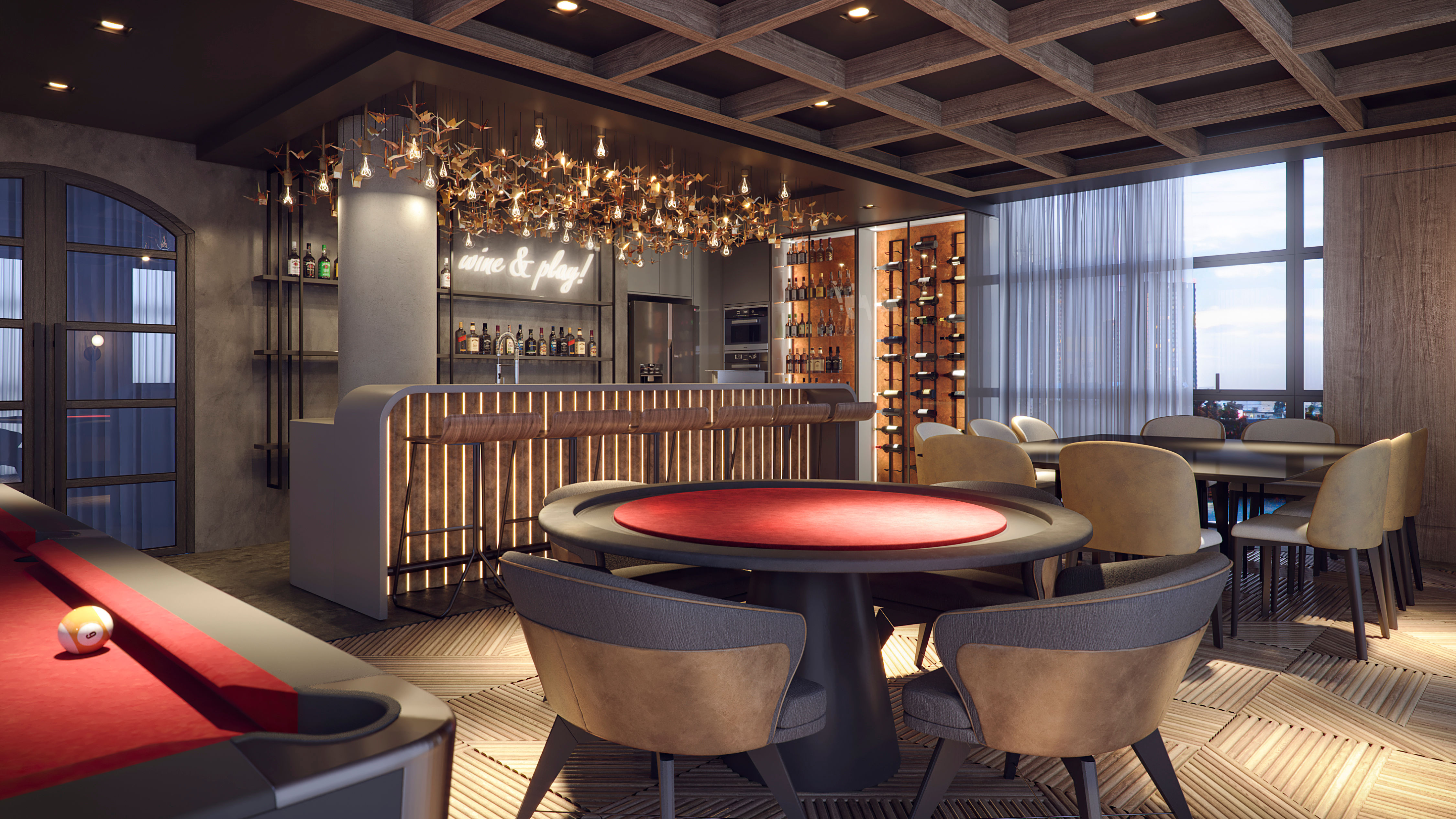 Andar alto no Edifício Residencial Sparkling Wine Residence