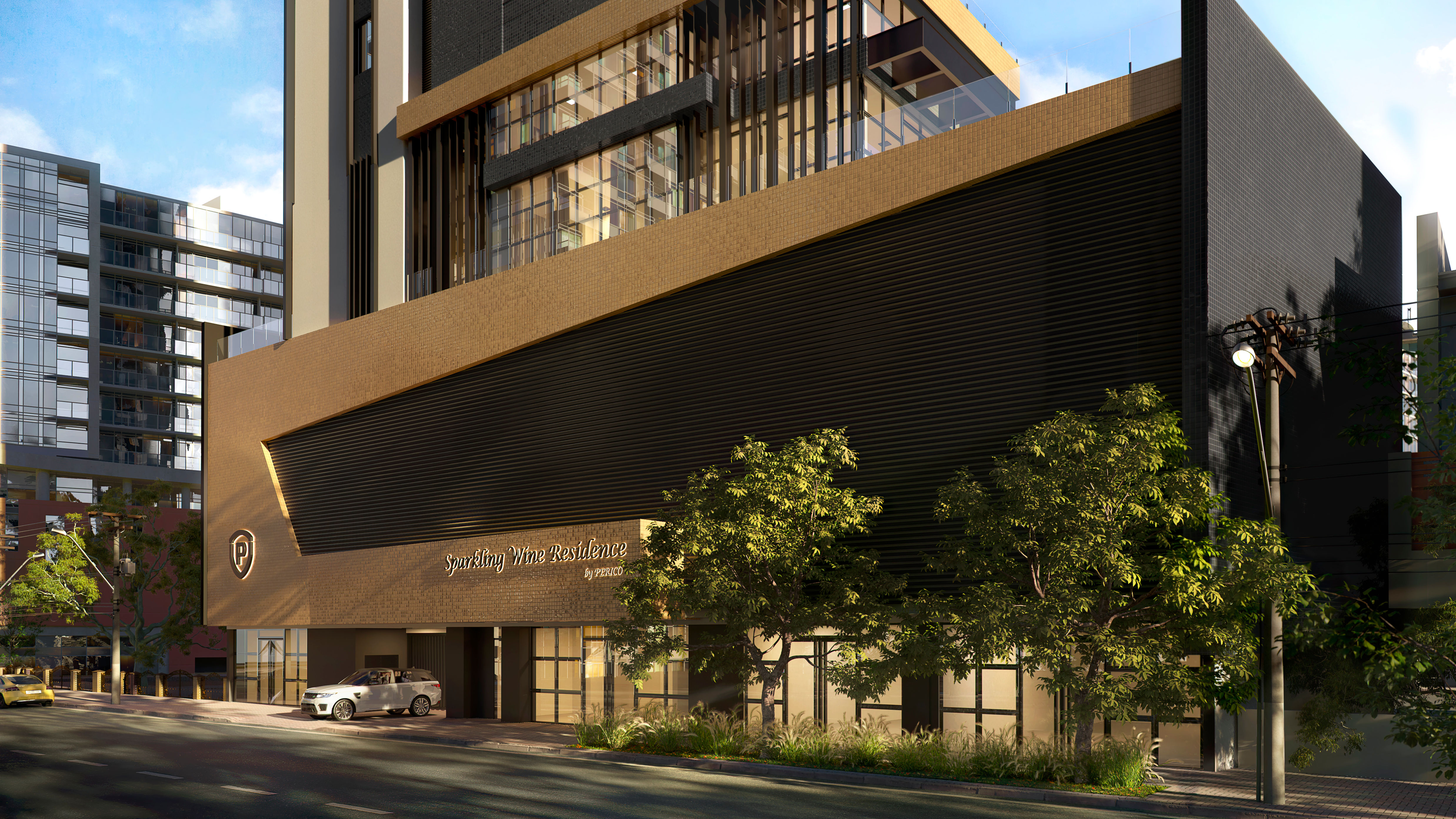 Andar alto no Edifício Residencial Sparkling Wine Residence