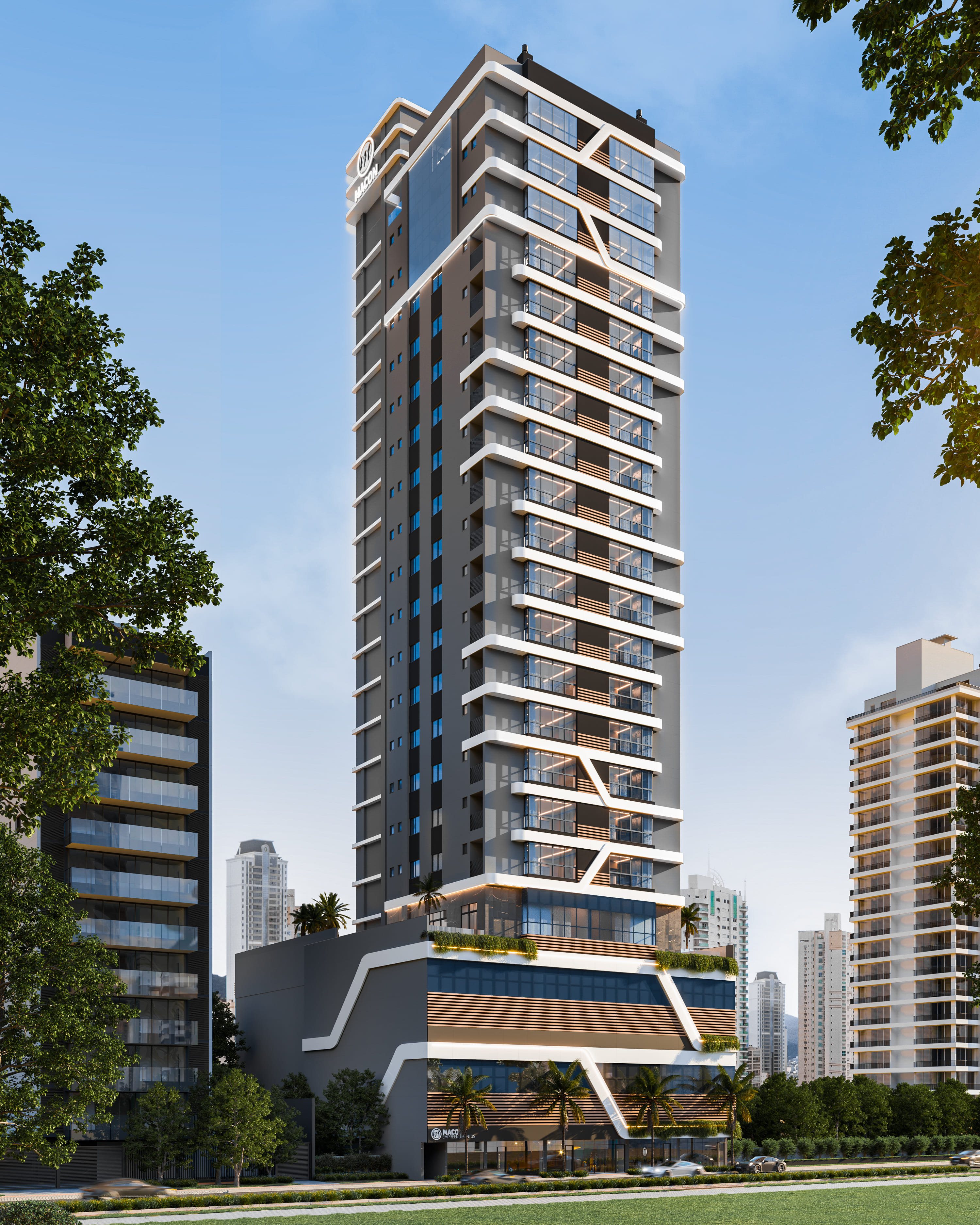 Venda de andar alto no Residencial Newport Beach