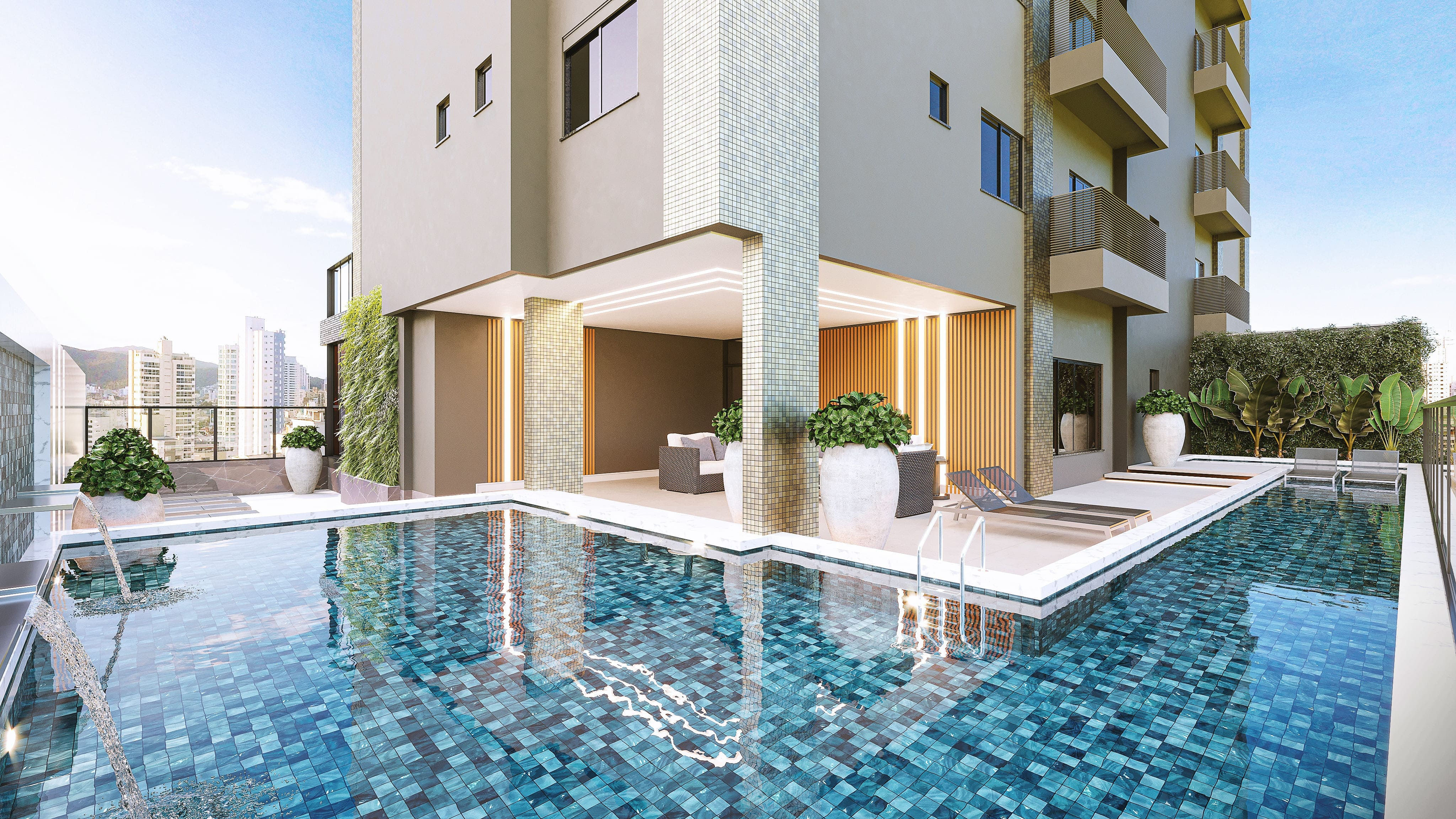 Andar alto no Edifício Residencial Ilhas Fiji Residence