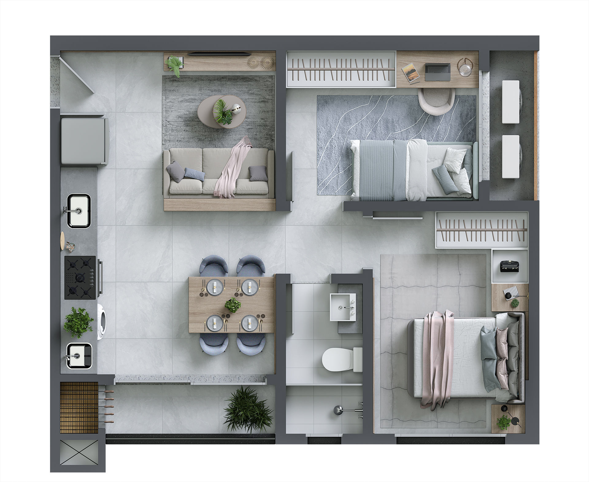 Apartamento no Alameda Dom Bosco