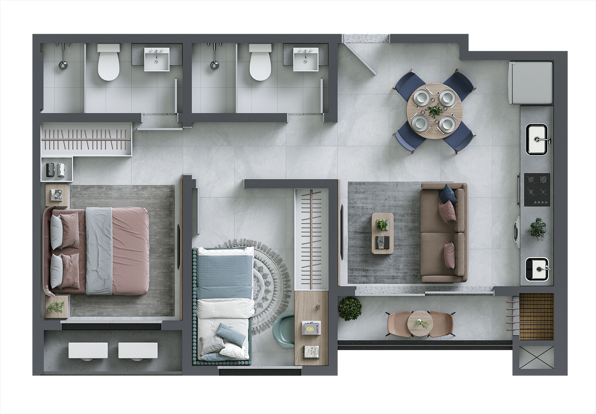 Apartamento à Venda no Alameda Dom Bosco